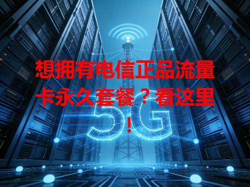 想拥有电信正品流量卡永久套餐？看这里！