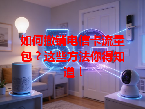 如何撤销电信卡流量包？这些方法你得知道！