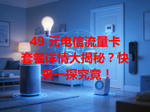 49 元电信流量卡套餐详情大揭秘？快来一探究竟！