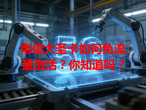 电信大圣卡如何免流量激活？你知道吗？