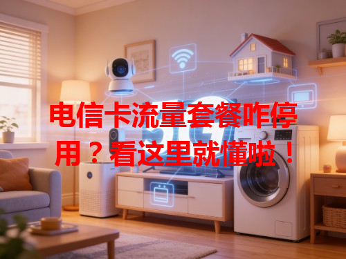 电信卡流量套餐咋停用？看这里就懂啦！