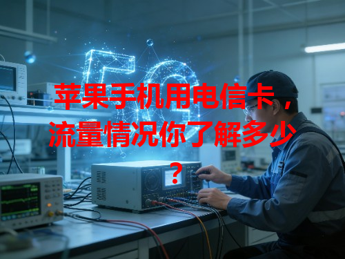 苹果手机用电信卡，流量情况你了解多少？
