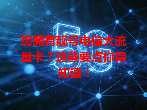 想拥有靓号电信大流量卡？这些要点你得知道！