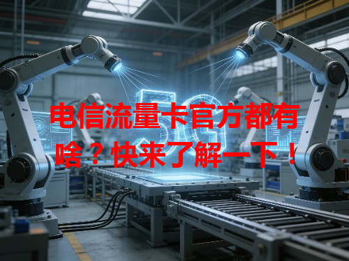 电信流量卡官方都有啥？快来了解一下！