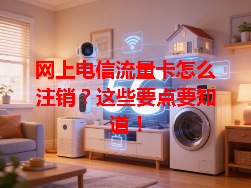 网上电信流量卡怎么注销？这些要点要知道！