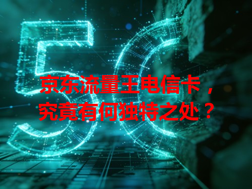 京东流量王电信卡，究竟有何独特之处？