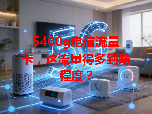 5400g电信流量卡，这流量得多到啥程度？