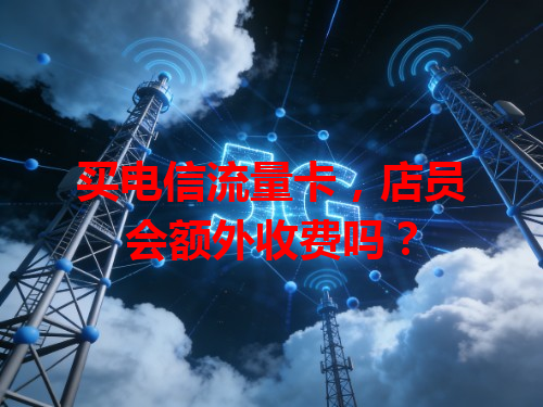 买电信流量卡，店员会额外收费吗？