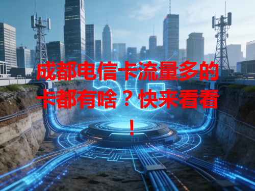 成都电信卡流量多的卡都有啥？快来看看！
