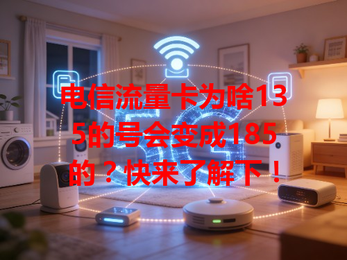电信流量卡为啥135的号会变成185的？快来了解下！