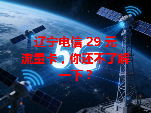 辽宁电信 29 元流量卡，你还不了解一下？