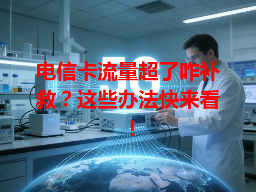 电信卡流量超了咋补救？这些办法快来看！