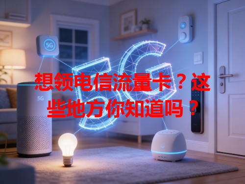 想领电信流量卡？这些地方你知道吗？