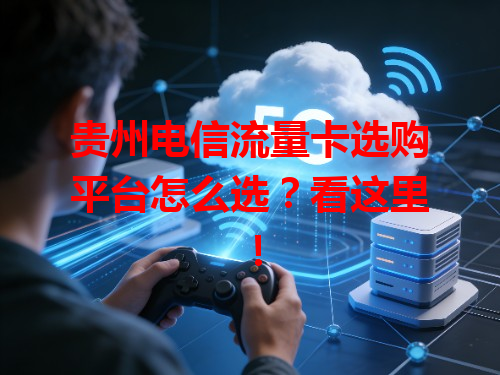 贵州电信流量卡选购平台怎么选？看这里！