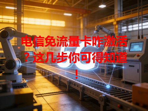 电信免流量卡咋激活？这几步你可得知道！