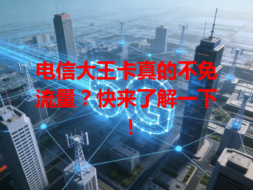 电信大王卡真的不免流量？快来了解一下！