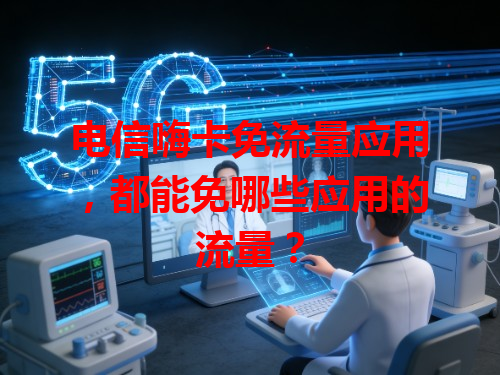 电信嗨卡免流量应用，都能免哪些应用的流量？