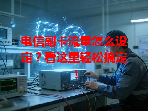 电信副卡流量怎么设定？看这里轻松搞定！