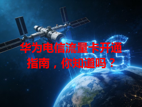华为电信流量卡开通指南，你知道吗？