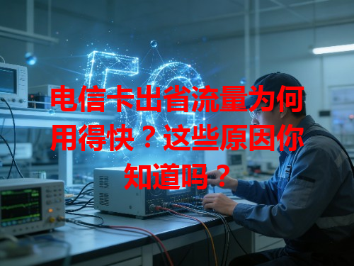 电信卡出省流量为何用得快？这些原因你知道吗？