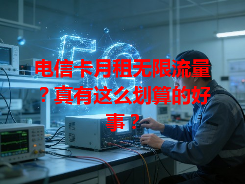 电信卡月租无限流量？真有这么划算的好事？
