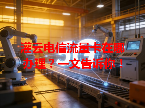 灌云电信流量卡在哪办理？一文告诉你！