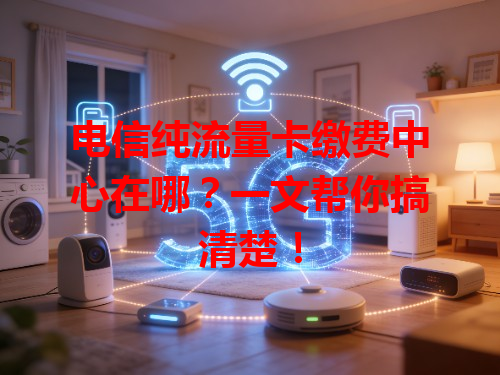 电信纯流量卡缴费中心在哪？一文帮你搞清楚！