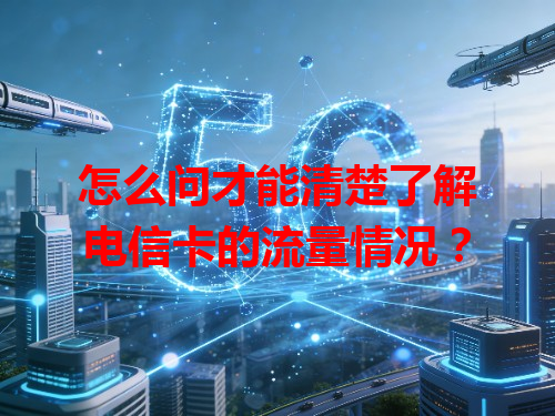 怎么问才能清楚了解电信卡的流量情况？