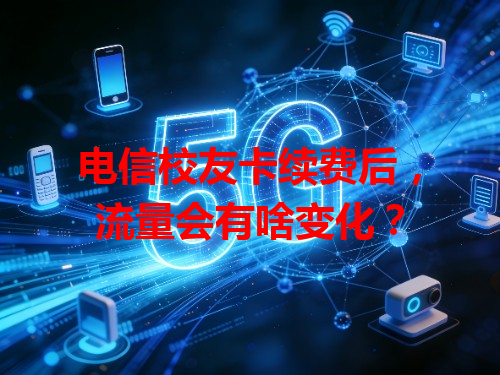 电信校友卡续费后，流量会有啥变化？
