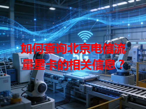 如何查询北京电信流量星卡的相关信息？