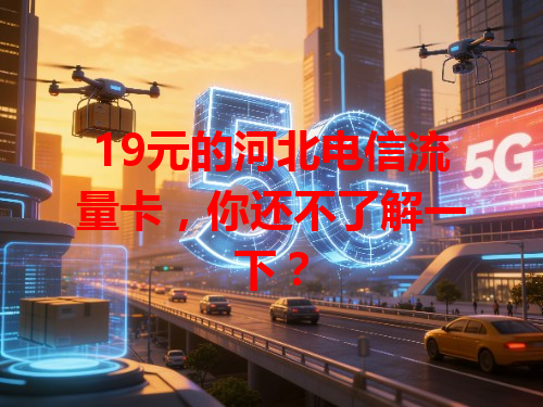 19元的河北电信流量卡，你还不了解一下？