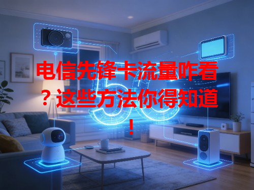 电信先锋卡流量咋看？这些方法你得知道！