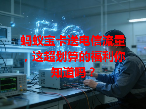 蚂蚁宝卡送电信流量，这超划算的福利你知道吗？