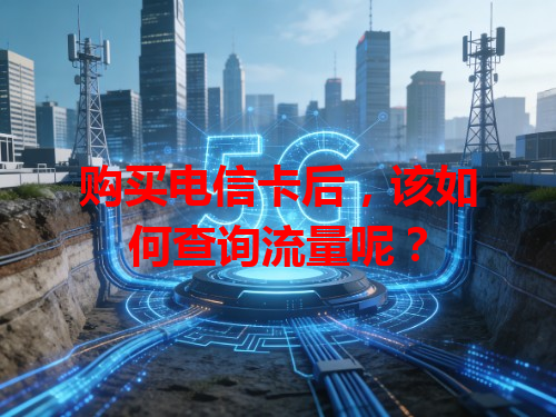 购买电信卡后，该如何查询流量呢？