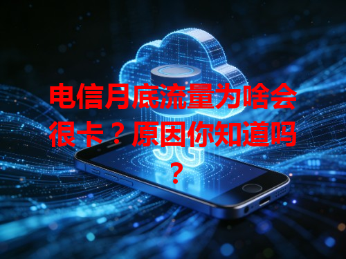 电信月底流量为啥会很卡？原因你知道吗？