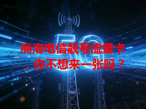 商洛电信靓号流量卡，你不想来一张吗？