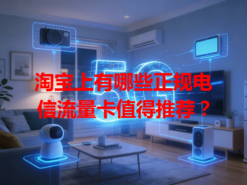 淘宝上有哪些正规电信流量卡值得推荐？