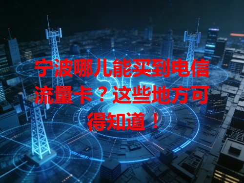 宁波哪儿能买到电信流量卡？这些地方可得知道！