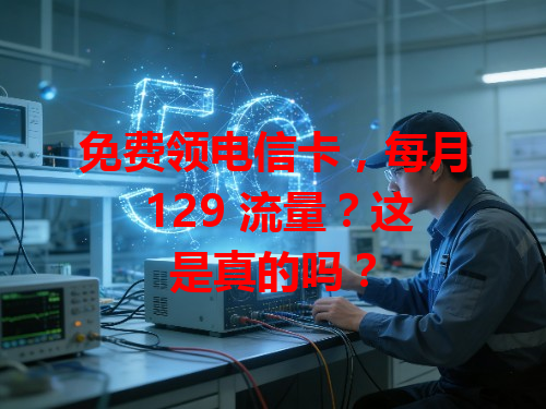 免费领电信卡，每月 129 流量？这是真的吗？
