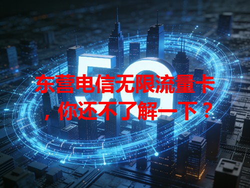东营电信无限流量卡，你还不了解一下？