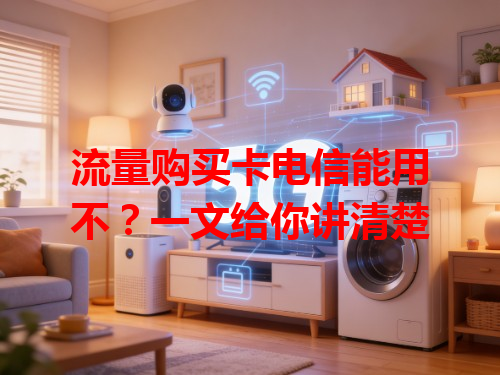 流量购买卡电信能用不？一文给你讲清楚
