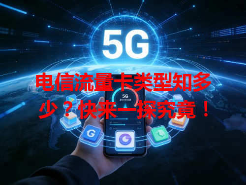 电信流量卡类型知多少？快来一探究竟！