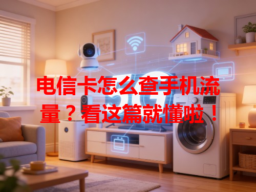 电信卡怎么查手机流量？看这篇就懂啦！