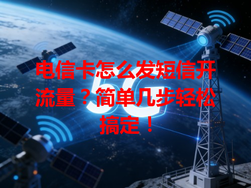 电信卡怎么发短信开流量？简单几步轻松搞定！