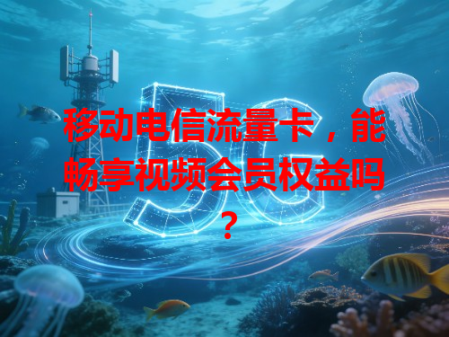 移动电信流量卡，能畅享视频会员权益吗？