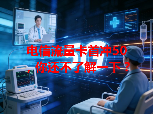 电信流量卡首冲50，你还不了解一下？