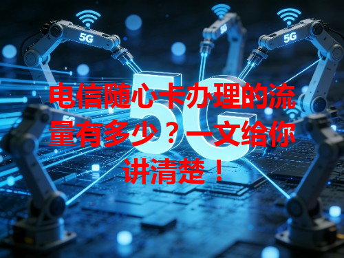 电信随心卡办理的流量有多少？一文给你讲清楚！