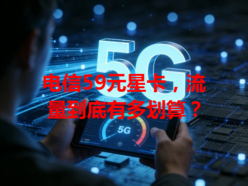 电信59元星卡，流量到底有多划算？