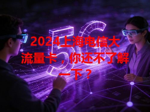 2024上海电信大流量卡，你还不了解一下？