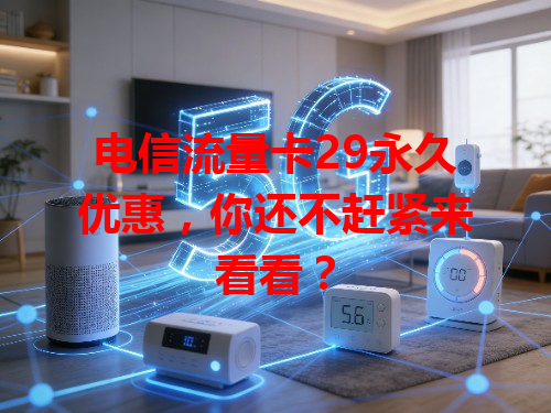 电信流量卡29永久优惠，你还不赶紧来看看？